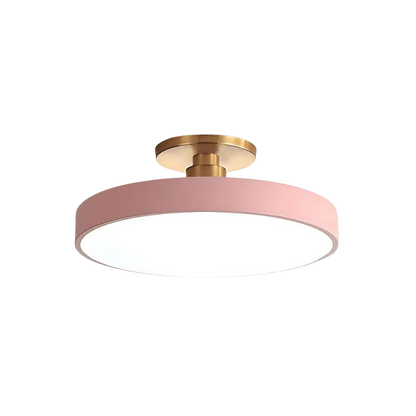BrassAura | Elegant Modern Round LED Ceiling Light Fixture 5