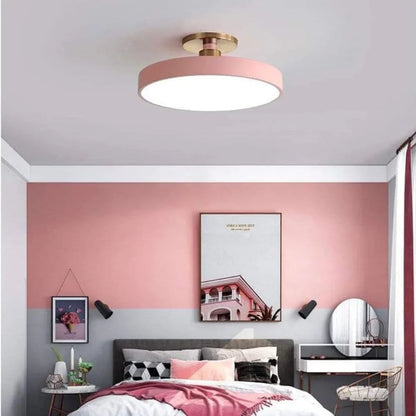 BrassAura | Elegant Modern Round LED Ceiling Light Fixture 7
