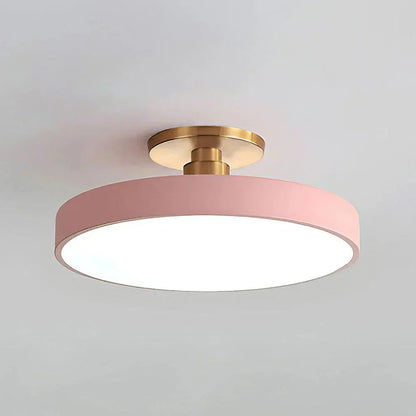 BrassAura | Elegant Modern Round LED Ceiling Light Fixture 8