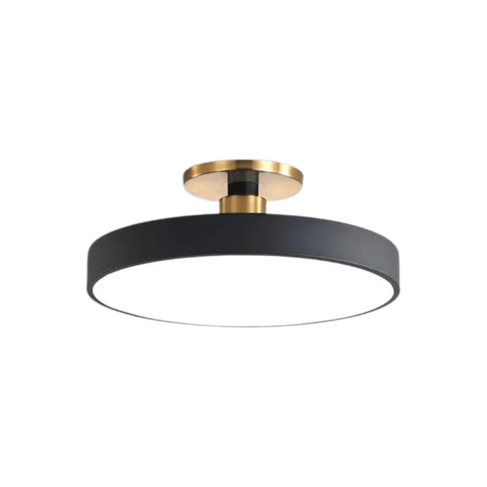 BrassAura | Elegant Modern Round LED Ceiling Light Fixture 9