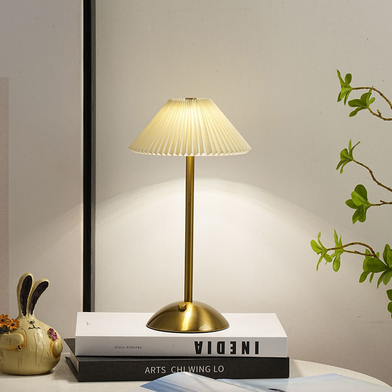 BrassElegance | Stylish Rechargeable Scandinavian Table Light 3