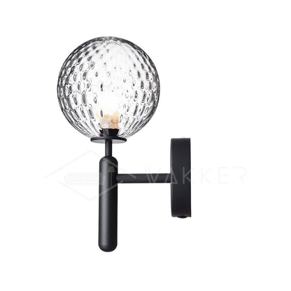 BrassGlobe | Elegant Scandinavian Brass Glass Wall Light Sconce 0