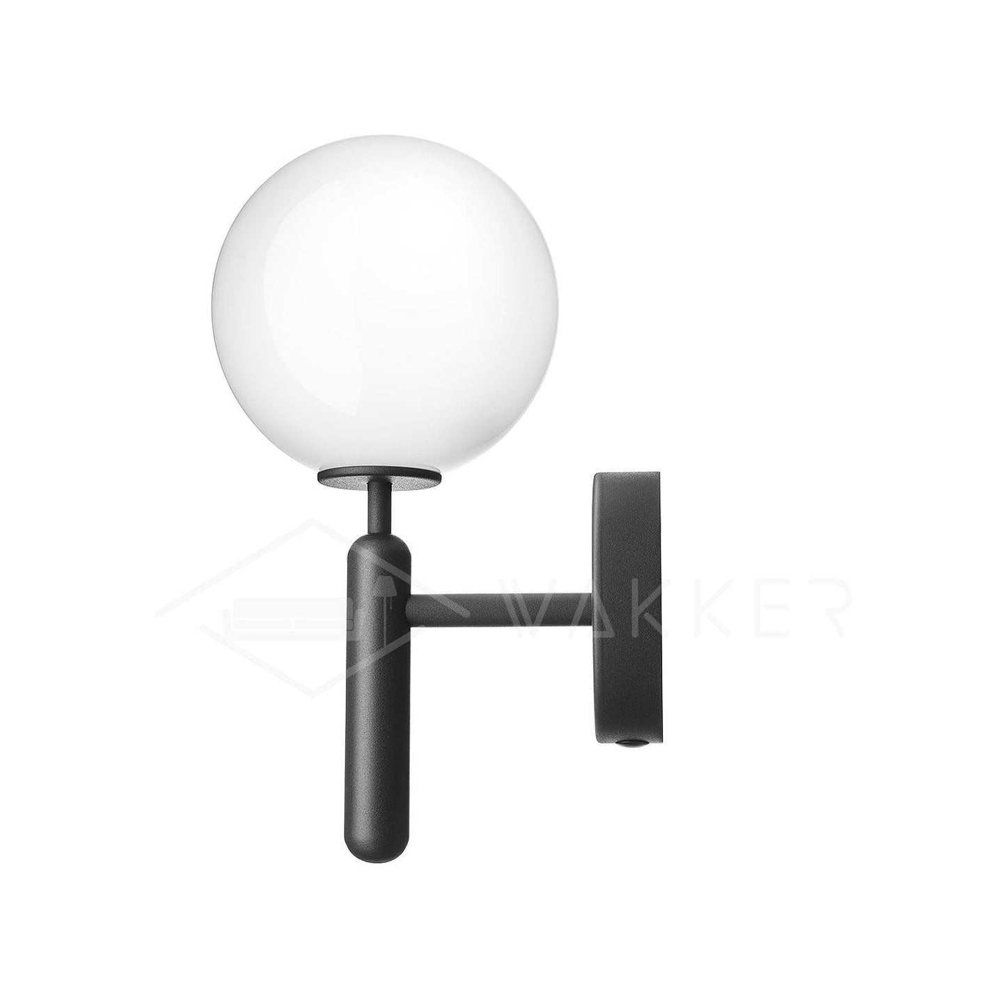 BrassGlobe | Elegant Scandinavian Brass Glass Wall Light Sconce 1