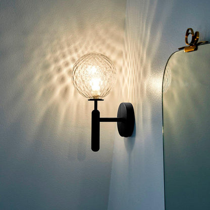 BrassGlobe | Elegant Scandinavian Brass Glass Wall Light Sconce 8