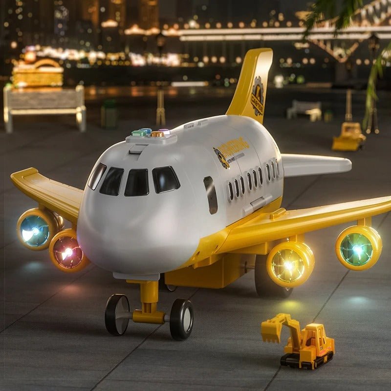 Toy Aeroplane with Flashing LED Lights, Toys for 3 Year Olds and Up