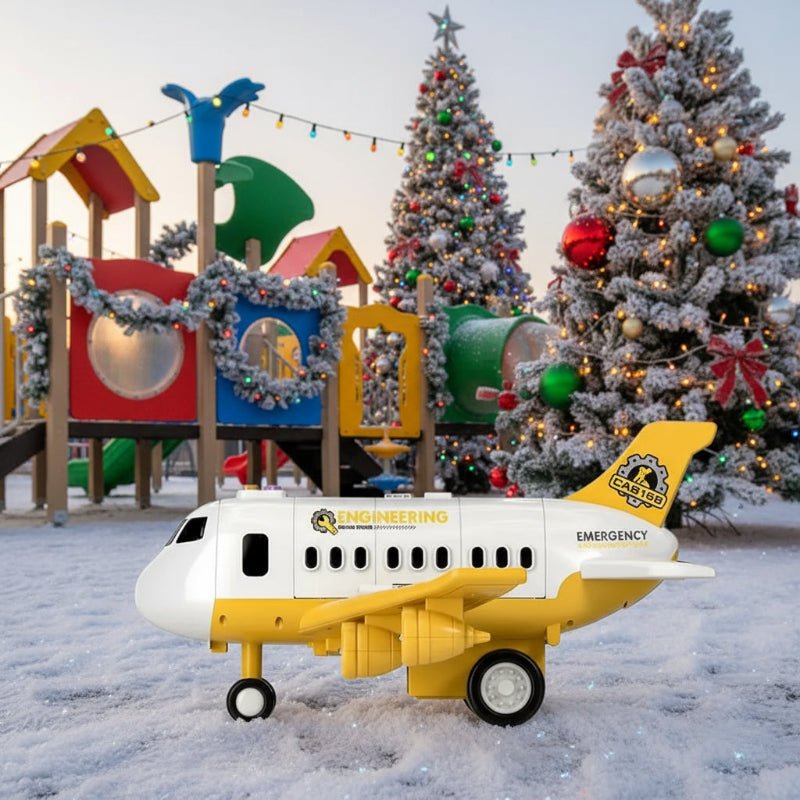 Toy Aeroplane with Flashing LED Lights, Light Up Toy Plane for Kids, Toys for 3 Year Olds and Up