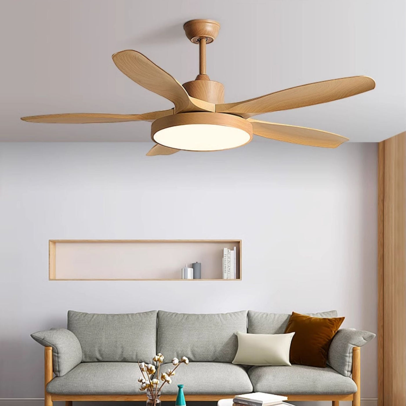 Bronx | Modern Ceiling Fan with LED Light & Remote Control | Efficient Airflow for Bedrooms 2