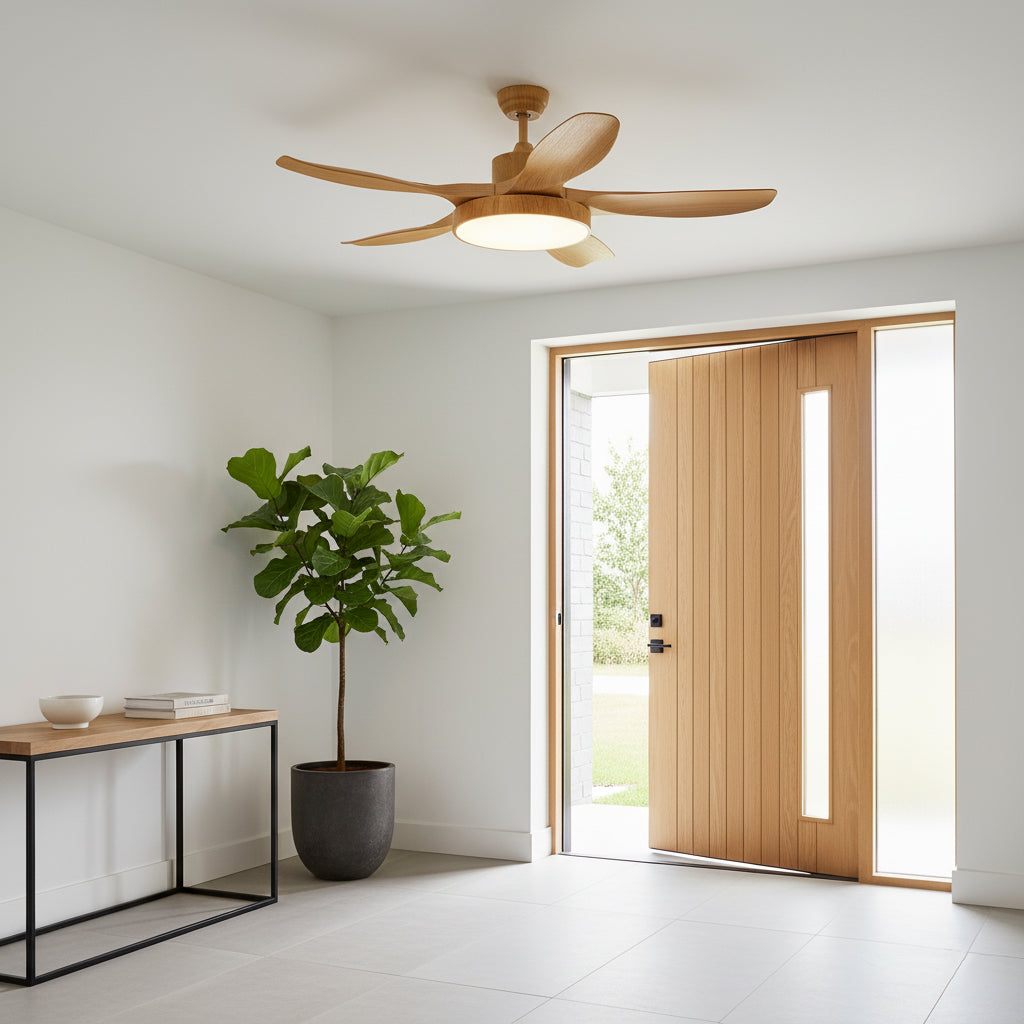 Bronx | Modern Ceiling Fan with LED Light & Remote Control | Efficient Airflow for Bedrooms 6