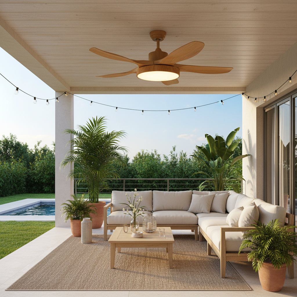 Bronx | Modern Ceiling Fan with LED Light & Remote Control | Efficient Airflow for Bedrooms 8