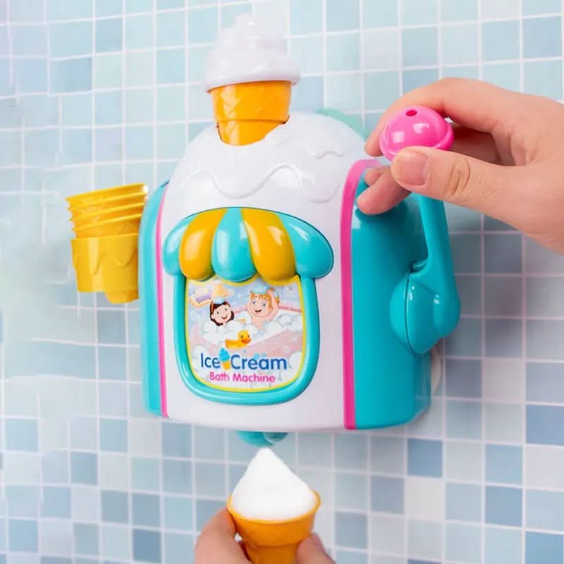 Bath Toys for 2 Year Olds, Bath Soap Dispenser for Kids, Bathtub Toy with Foam Effect and Pump Action