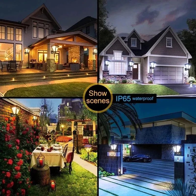 Solar Garden Lights, Outdoor Motion Sensor Light with Ground Spike and Wall Mount, Portable Camping Light_06