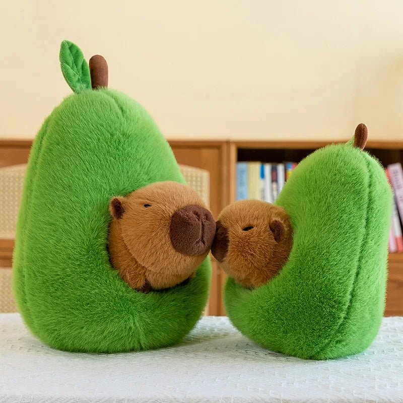Capybara Plushie, 2 in 1 Avocado Capybara Toy