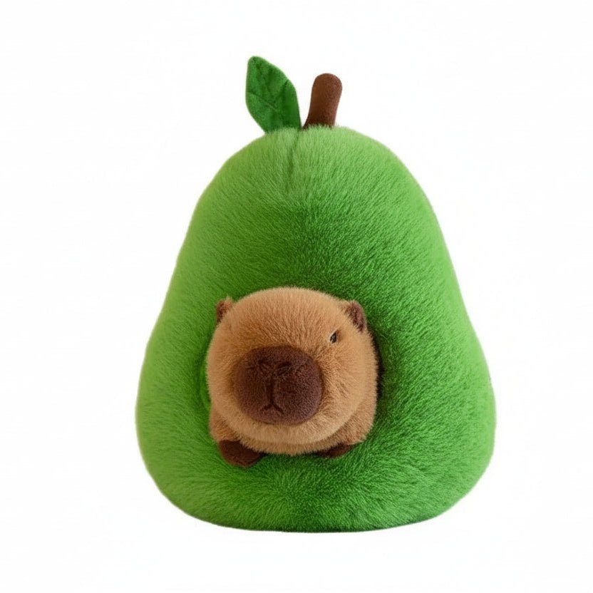 2 in 1 Avocado Capybara Toy, Cute Plush Toy – image 7