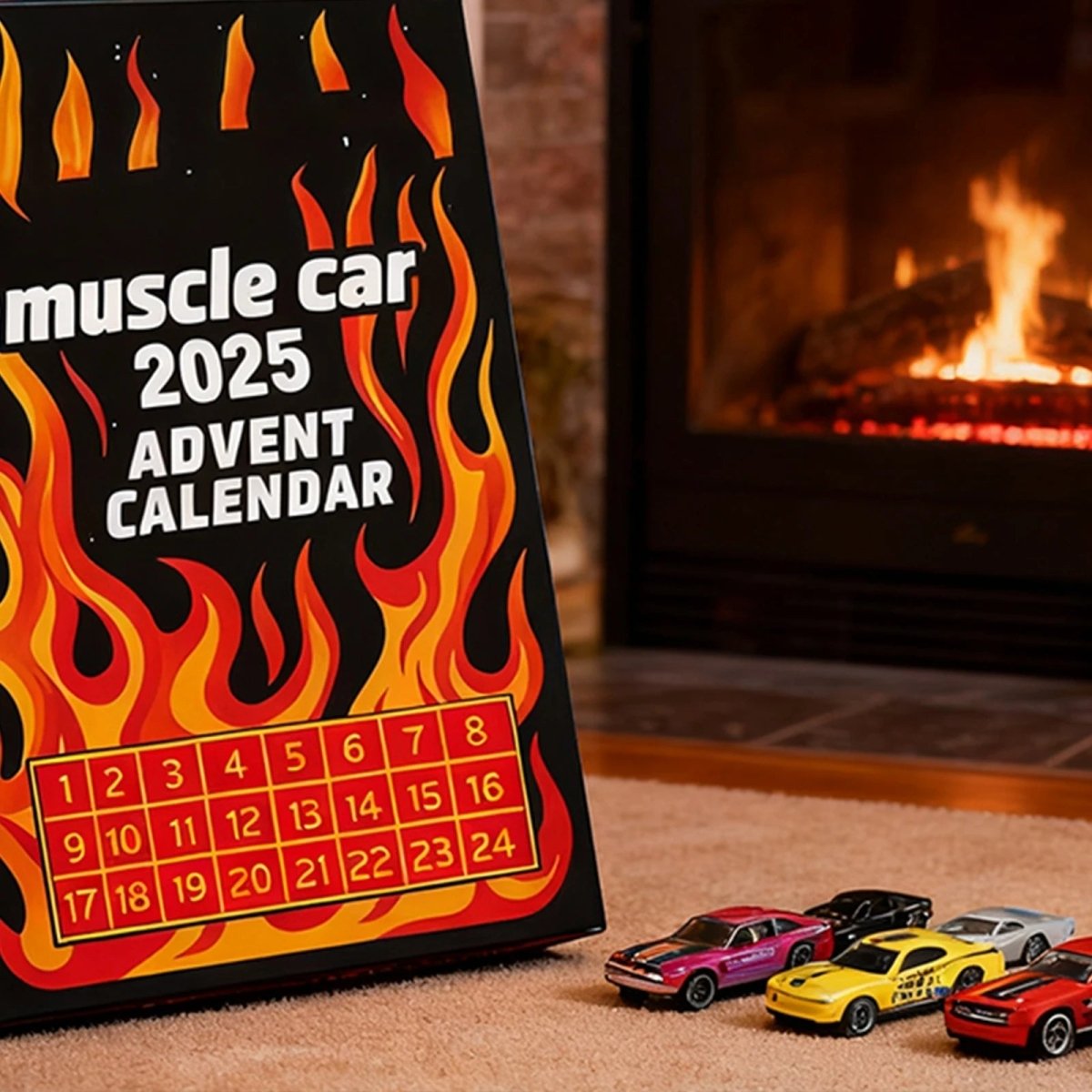 Advent Calendars for Kids, Childrens Advent Calendar 2026 with 24 Cars, Christmas Countdown Calendar with Toy Cars_04