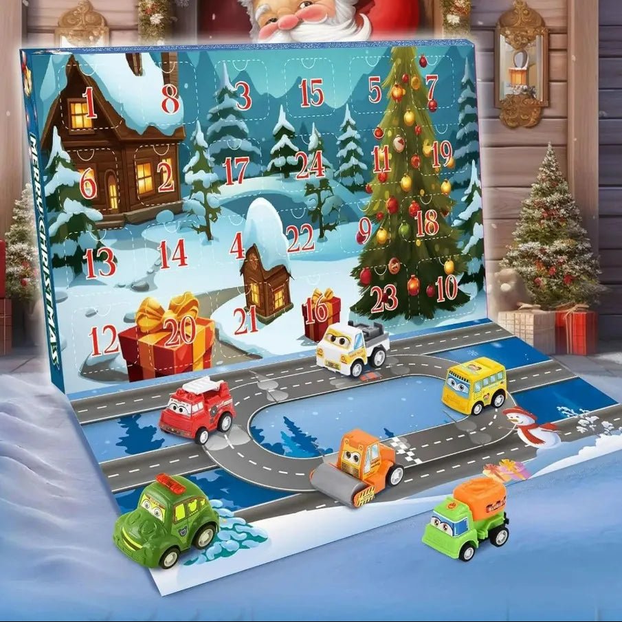 Advent Calendar 2026 for Kids, Childrens Advent Calendar with 24 Die Cast Cars, Car Advent Calendar, Christmas Countdown_03