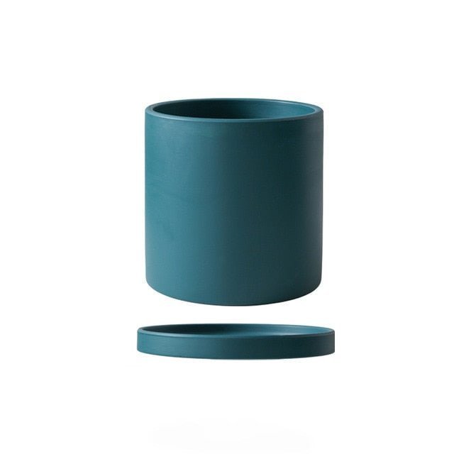 Indoor Plant Pots with Saucers, Ceramic Plant Pot with Drainage Hole, Herb Planter, Indoor Planter for Houseplants_19