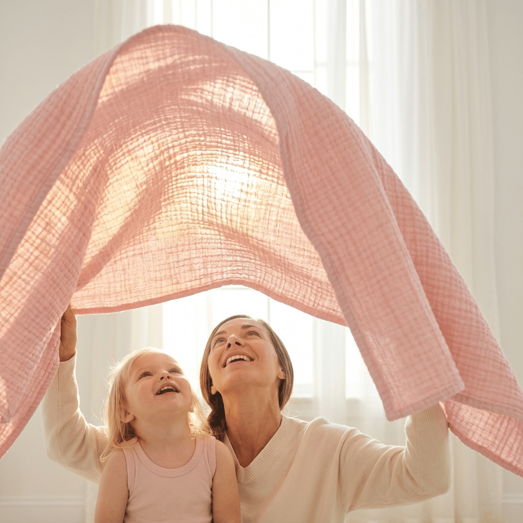 Cooling Blanket for Summer, Lightweight Muslin Blanket for Bed, Breathable Cotton Sofa Throw_06