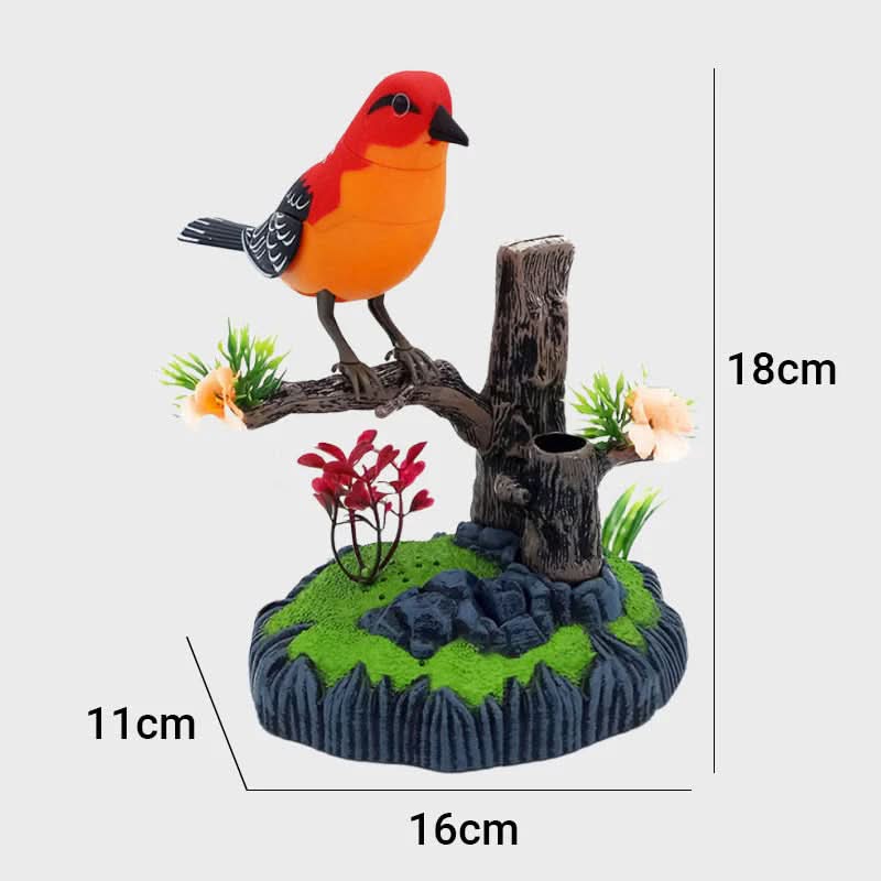Toy Bird, Interactive Toy with Chirping Sound, Voice Activated Singing Bird, Decorative Bird Ornament_04