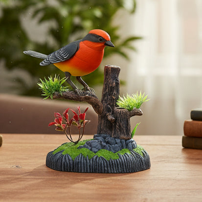 Toy Bird, Interactive Toy with Chirping Sound, Voice Activated Singing Bird, Decorative Bird Ornament_00