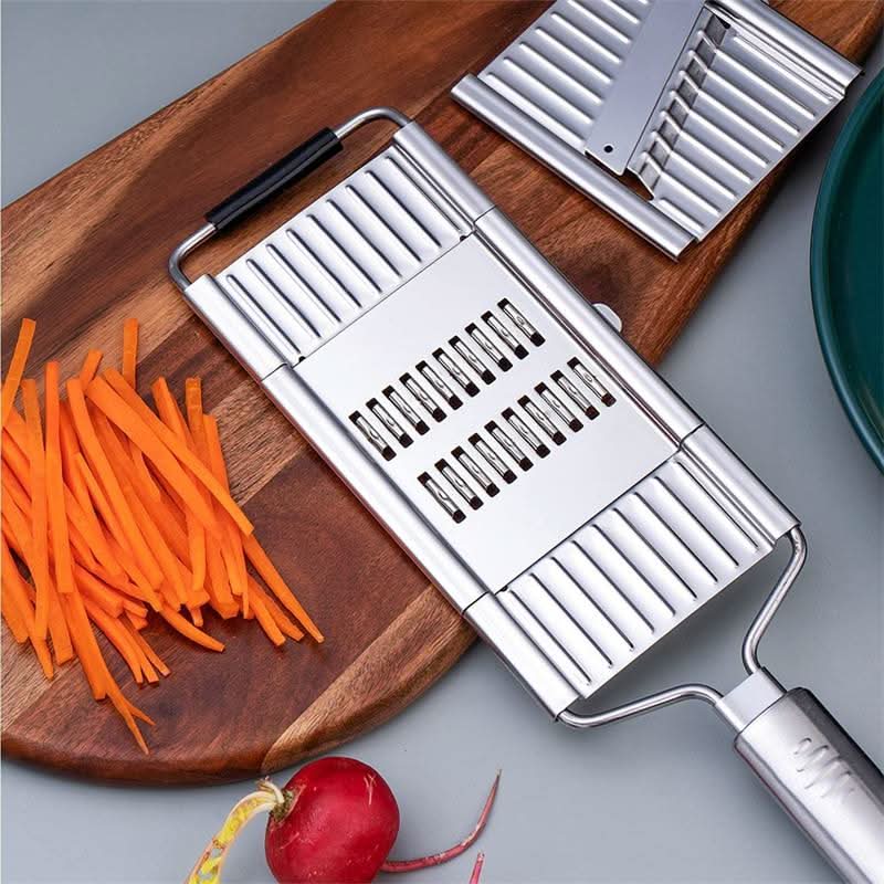 Vegetable Slicer with Replaceable Stainless Steel Blades, Vegetable Chopper, Grater, Fruit Slicer, Kitchen Gadgets_06