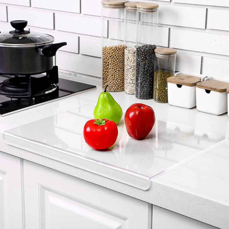 Acrylic Chopping Board, Clear Cutting Board with Non Slip Grip