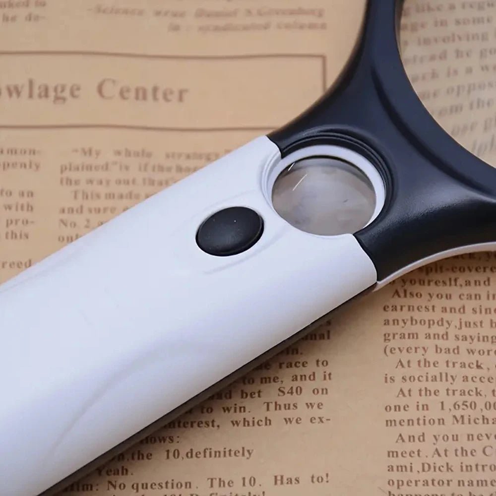 Magnifying Glass with Light, Handheld LED Magnifier with 3x and 45x Lens – image 5