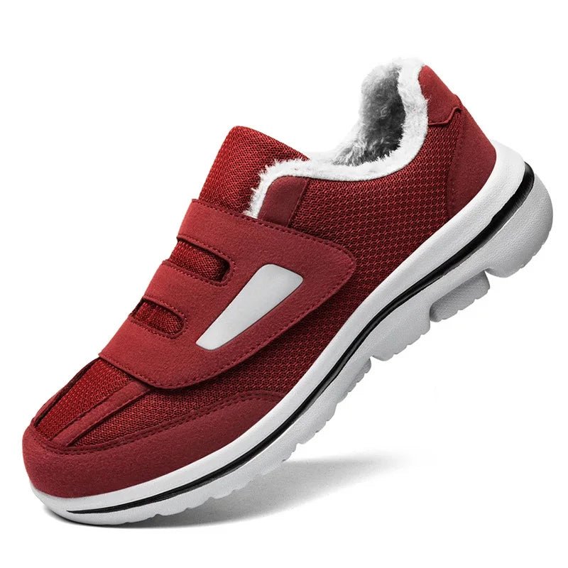 Wide Fit Shoes, Wide Toe Box Shoes for Winter, Warm Diabetic Slip On Shoes for Swollen Feet_02