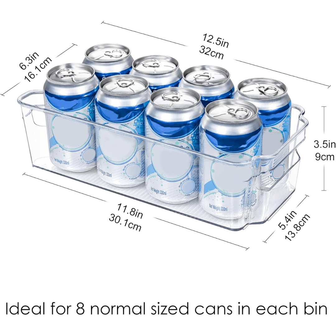 Plastic Storage Boxes Set of 4, Food Storage Containers for Freezer and Pantry – image 5