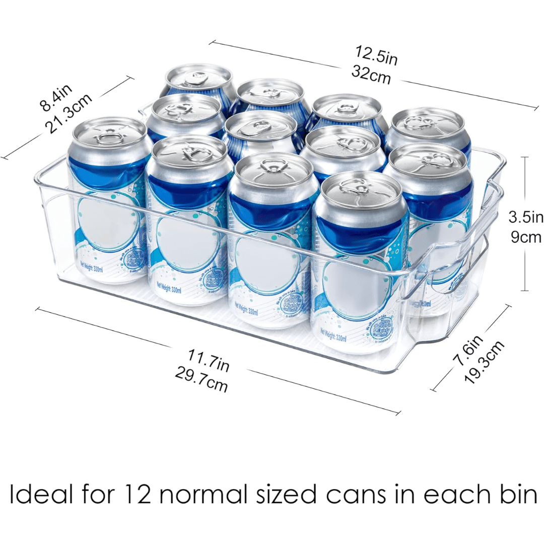 Plastic Storage Boxes Set of 4, Food Storage Containers for Freezer and Pantry – image 6