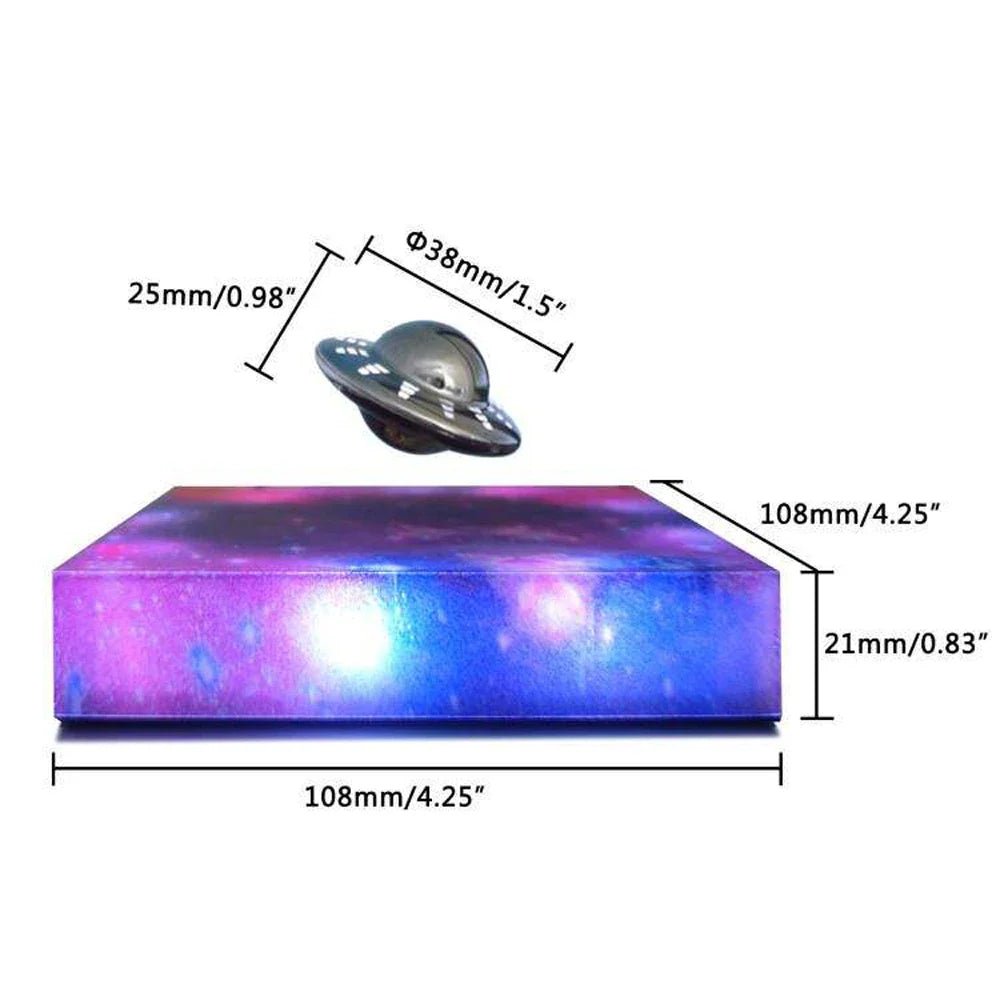 Floating Night Light Spaceship with Magnetic Levitation, Modern LED Lamp, Mood Light for Living Room and Desk_04