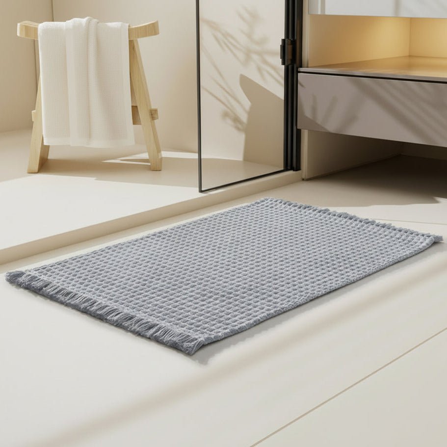 Non Slip Bath Mats, Absorbent Microfibre Bathroom Rug, Thick Shower Mat, Machine Washable Bath Rug in 3 Sizes_02