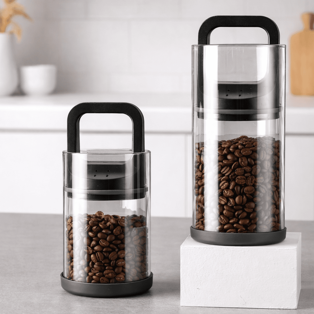 Glass Jars with Lids, Airtight Glass Food Storage Containers, Glass Storage Jars with Vacuum Seal for Flour and Rice_00