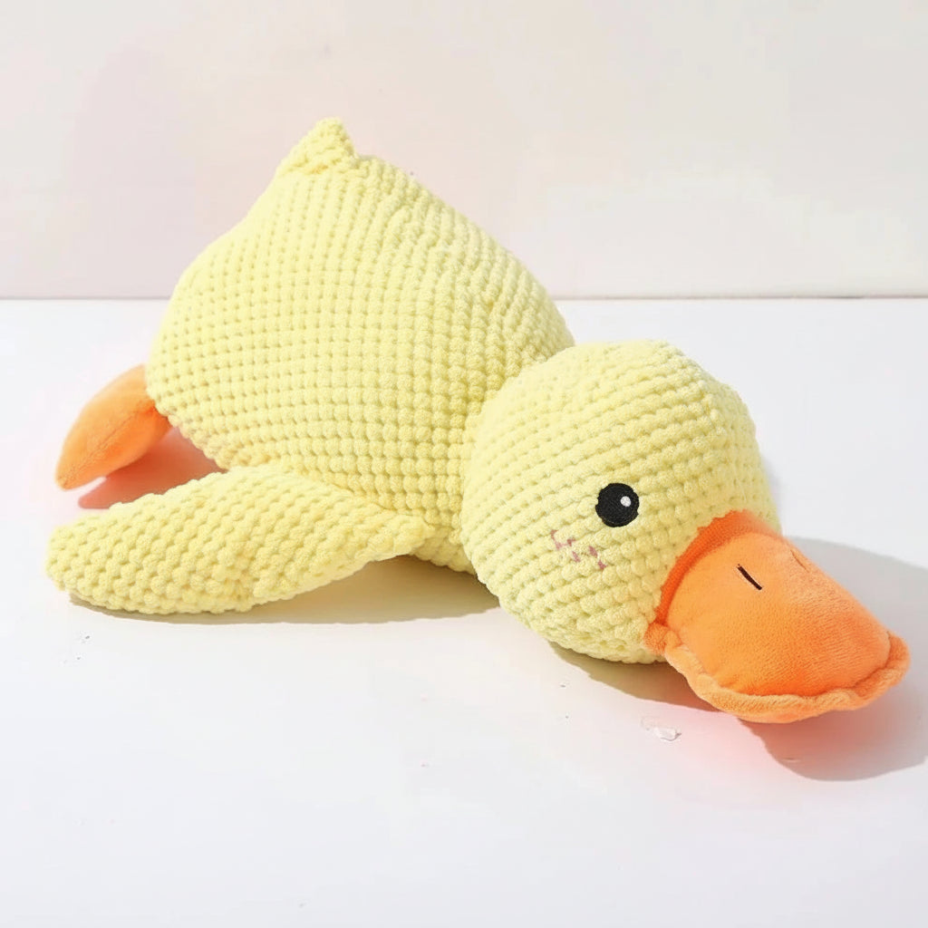 Calming Duck | Interactive Dog Toy with Quacking Sound | Engaging Chew Toy for Stress Relief