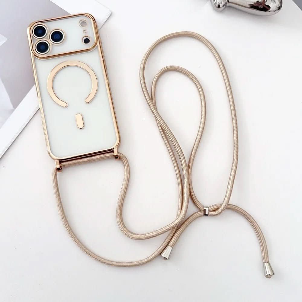 Adjustable Phone Lanyard with Clear MagSafe Case, Crossbody iPhone Strap – image 5