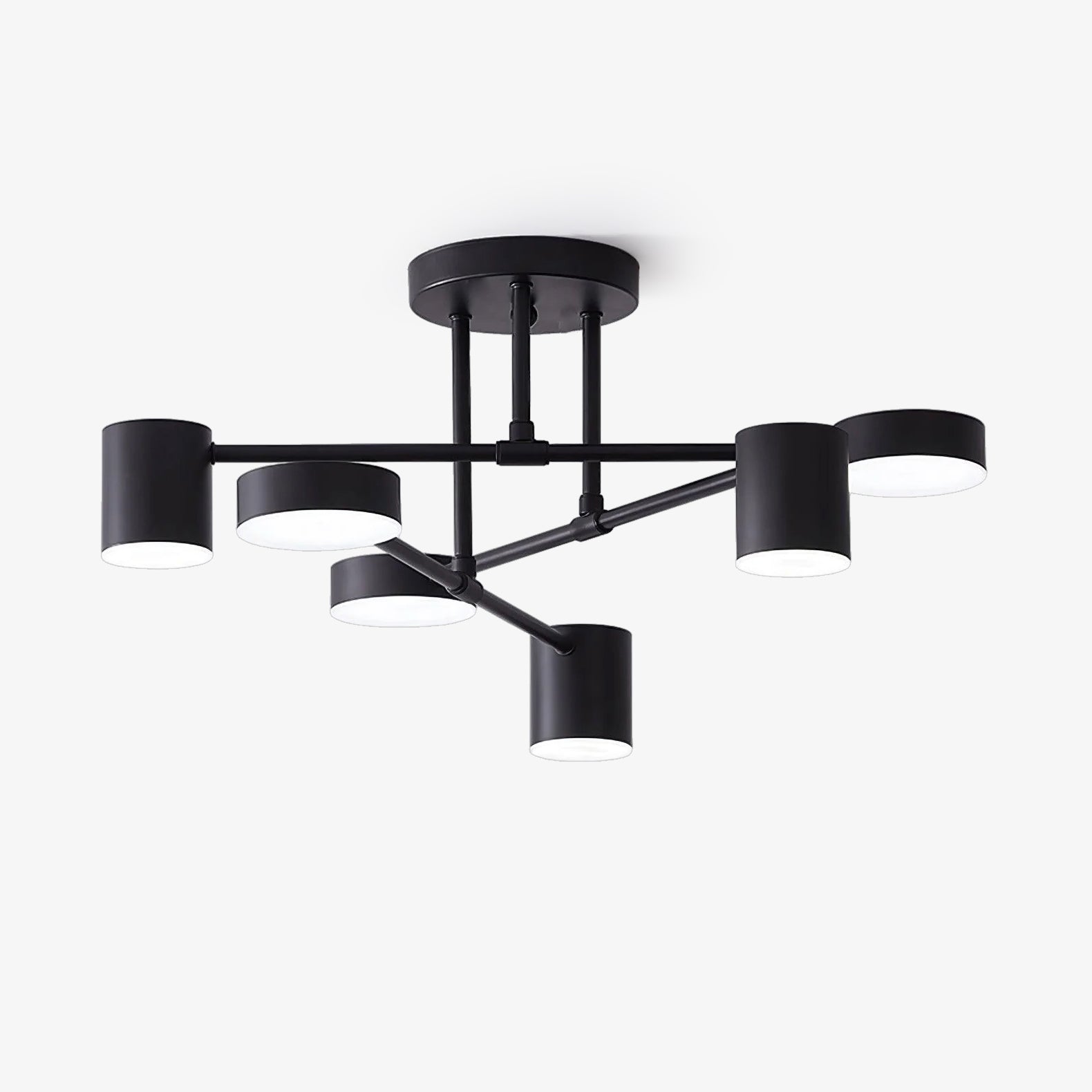 CelestialSphere | Elegant Modern Brass 6-Light Sputnik Ceiling Fixture 10