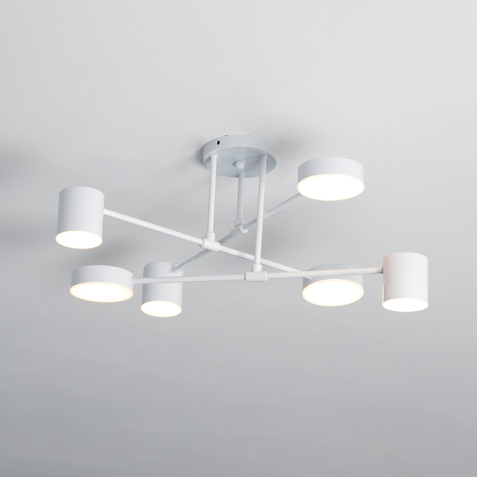 CelestialSphere | Elegant Modern Brass 6-Light Sputnik Ceiling Fixture 9
