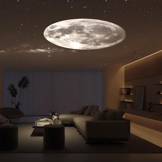 Celestial Dreams | Galaxy Projector Night Light with Timer & 4K Projection | Transform Your Room into a Cosmic Haven 0