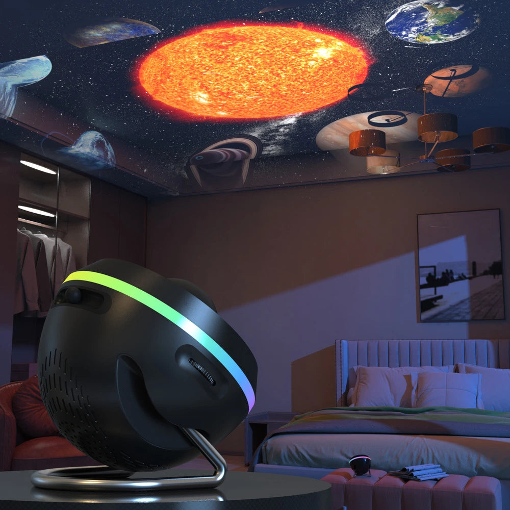 Celestial Dreams | Galaxy Projector Night Light with Timer & 4K Projection | Transform Your Room into a Cosmic Haven 1