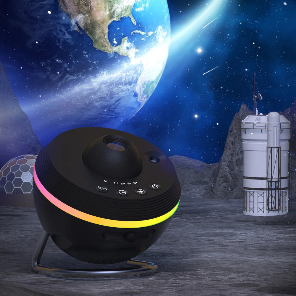 Celestial Dreams | Galaxy Projector Night Light with Timer & 4K Projection | Transform Your Room into a Cosmic Haven 4