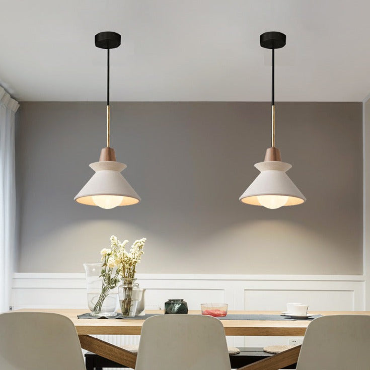 CementoWood | Stylish Modern Tapered Kitchen Pendant Lighting Fixture 1