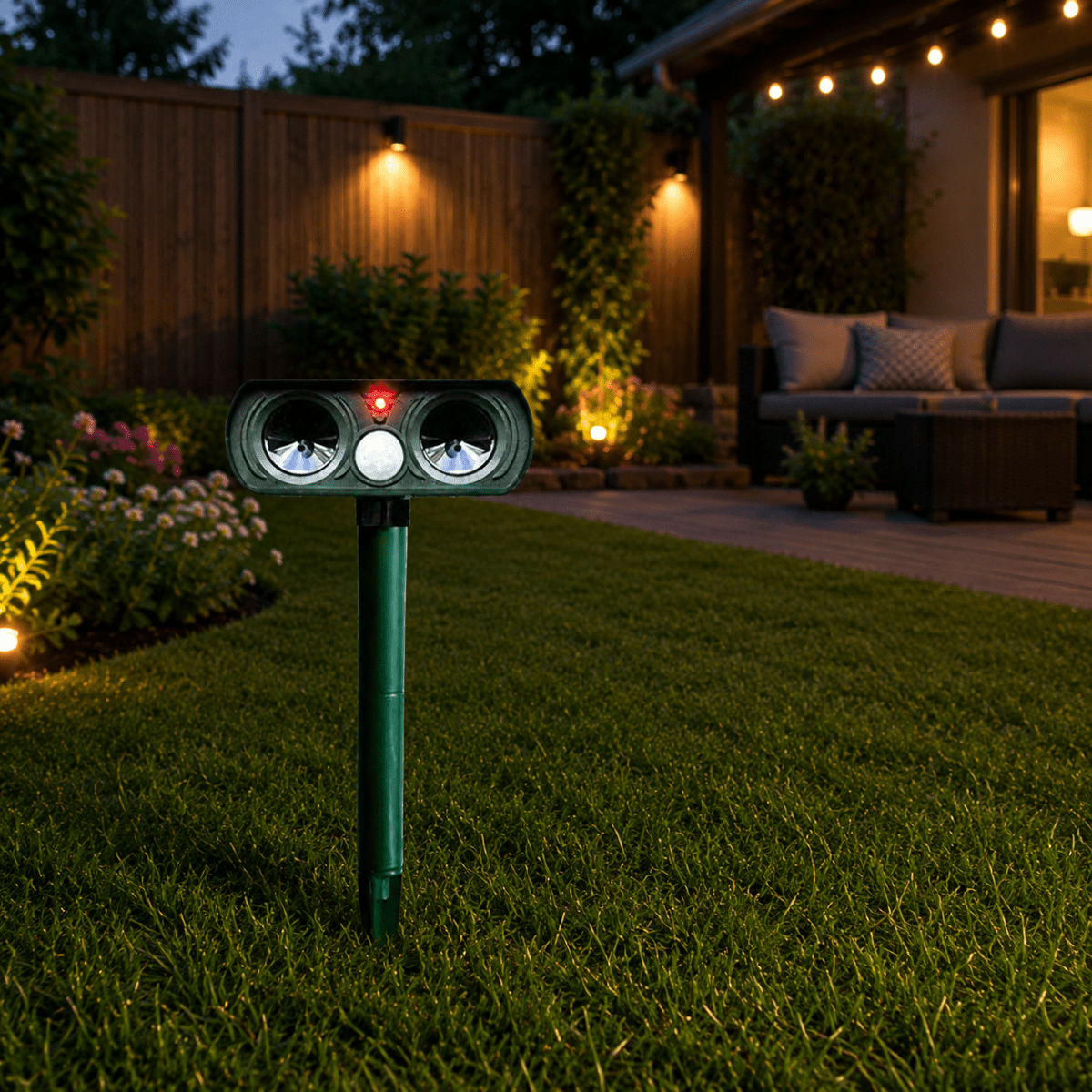 Ultrasonic Pest Repeller, Garden Animal Deterrent for Flower Beds and Lawns – image 5