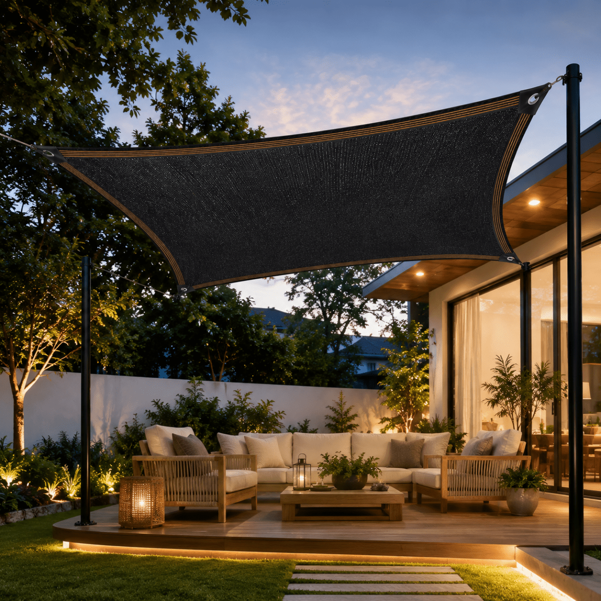 Shade Net for Greenhouse, Garden Sun Shade Netting 4m Wide, Greenhouse Shading for Plants, Patio Sun Shade for Terrace