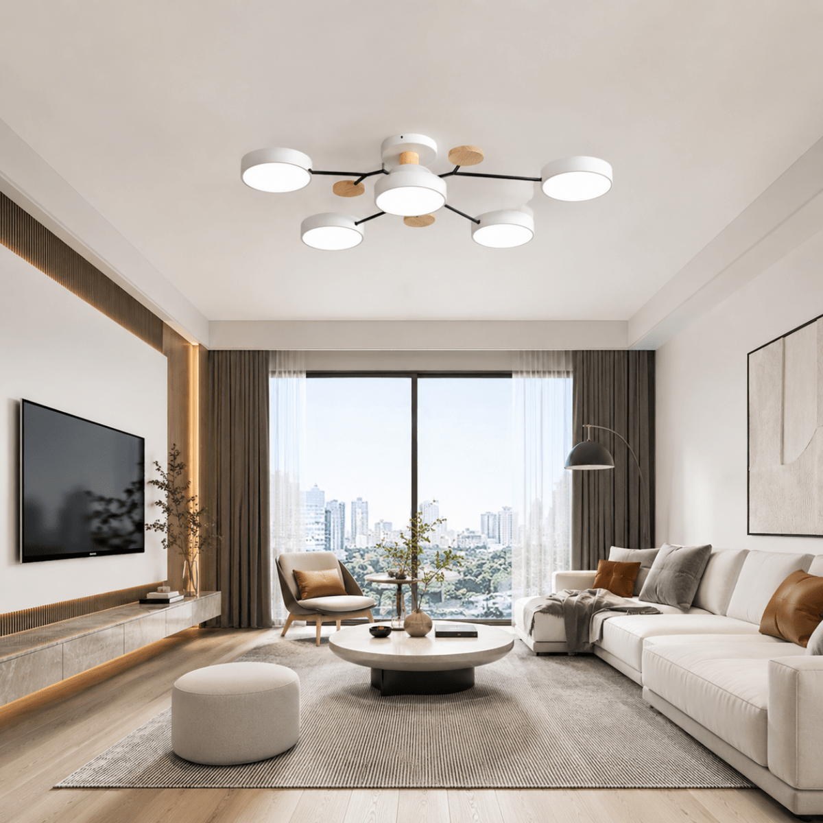 Ceiling Lights for Living Room, Modern LED Ceiling Light – image 4