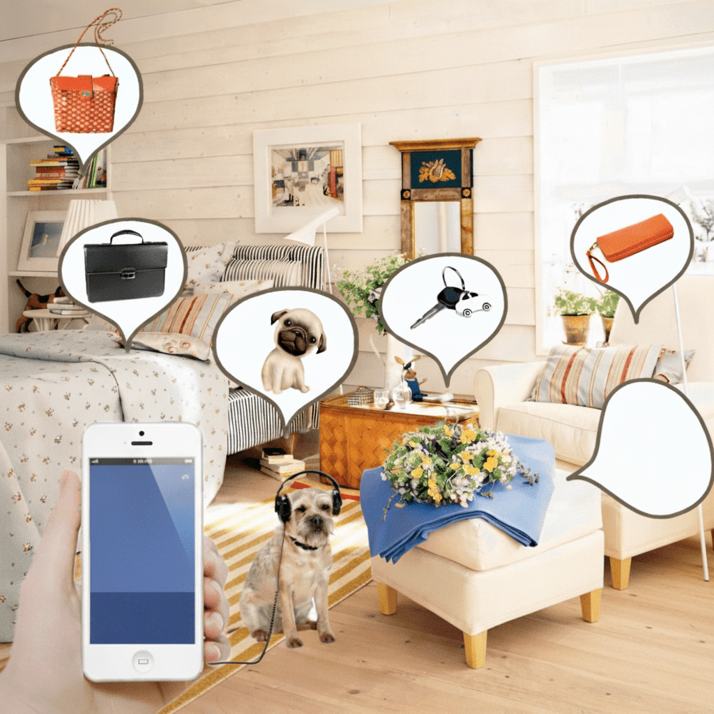 Cat Tracker, Dog Tracker with App, Bluetooth Pet Tracker for Pets and Belongings, Key Finder Smart Tag_03