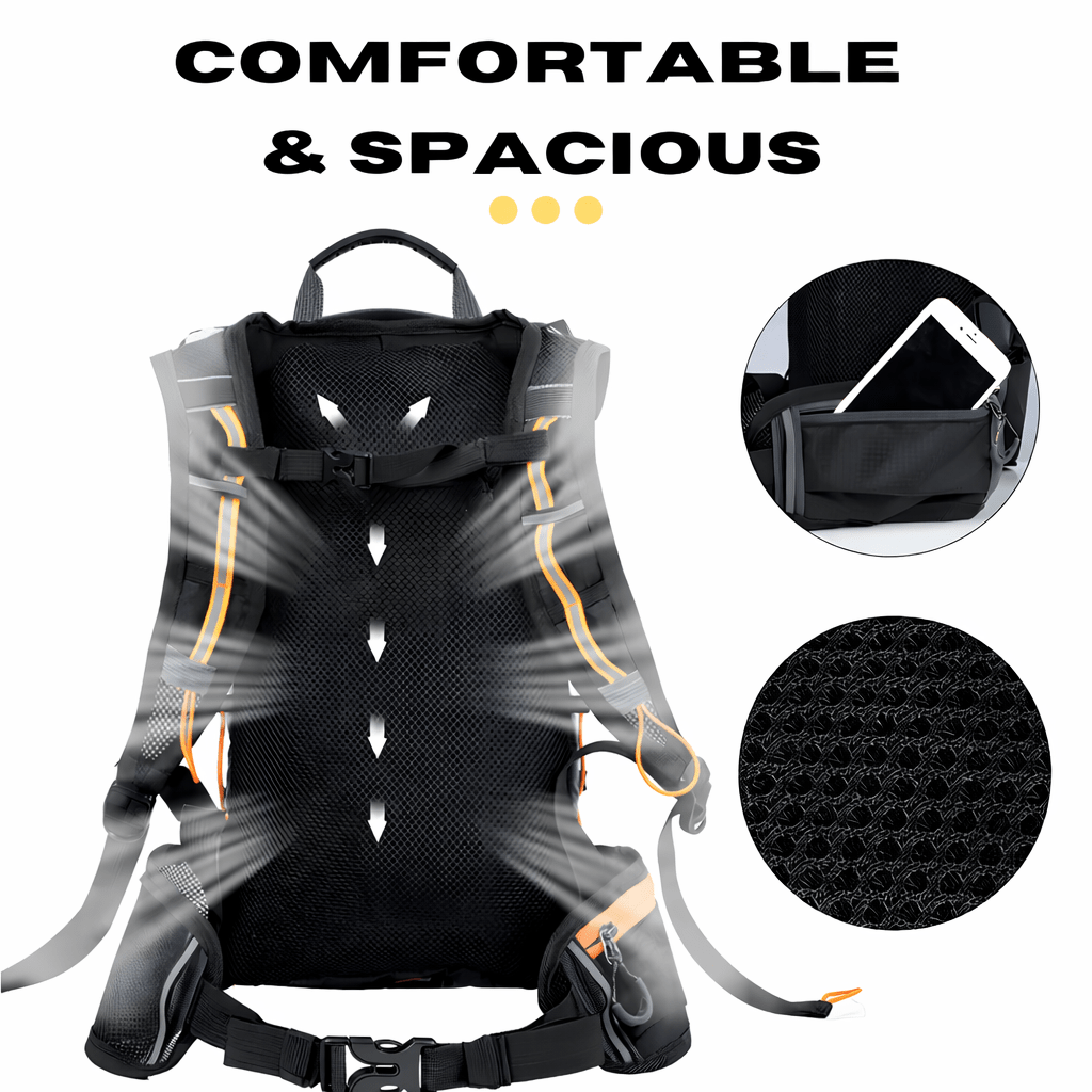 Waterproof Hiking Backpack, Small Bike Backpack with Rain Cover – image 6