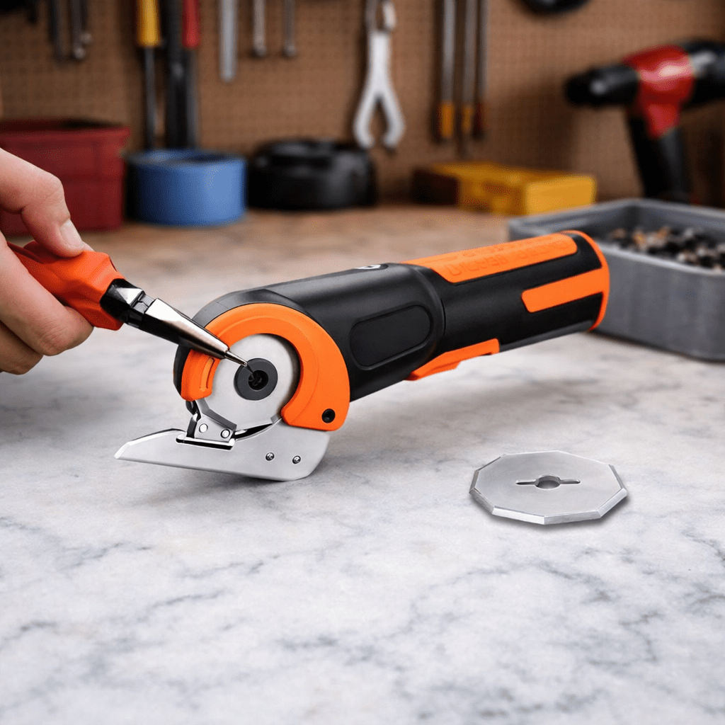 Electric Scissors, Electric Cutting Tool with Safety Lock