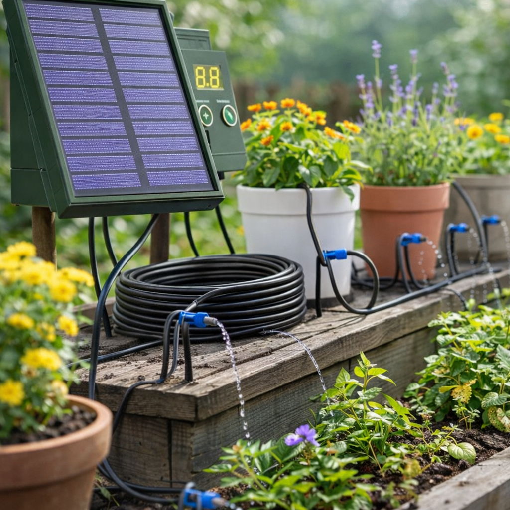 Garden Irrigation System, Solar Drip Irrigation System