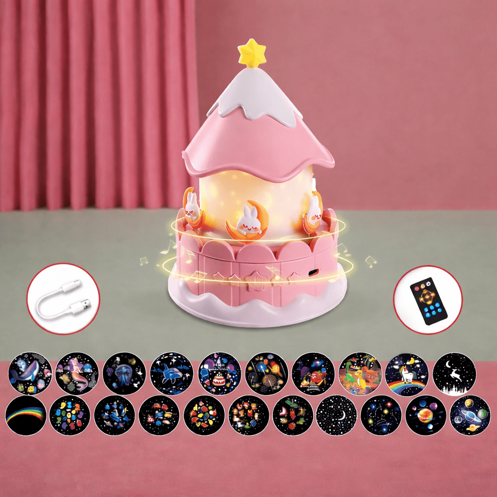 Galaxy Projector, Star Projector Night Light with Music, Childrens Night Light, Night Light Projector with 12 Themes_08