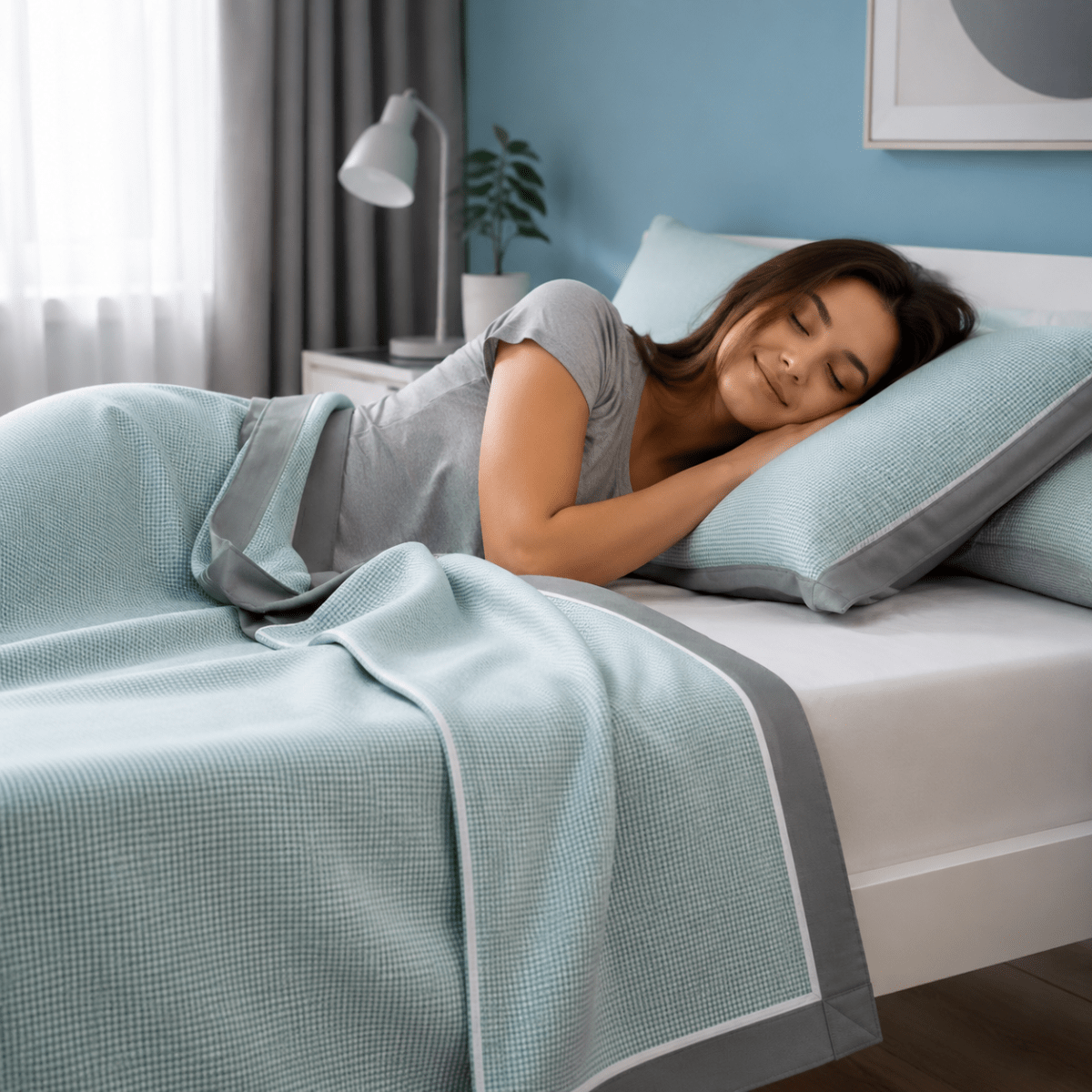 Cooling Mat for Bed Breathable Summer Mat, Washable Cooling Pad for Sofa and Guest Room, Cool Sleep Mat
