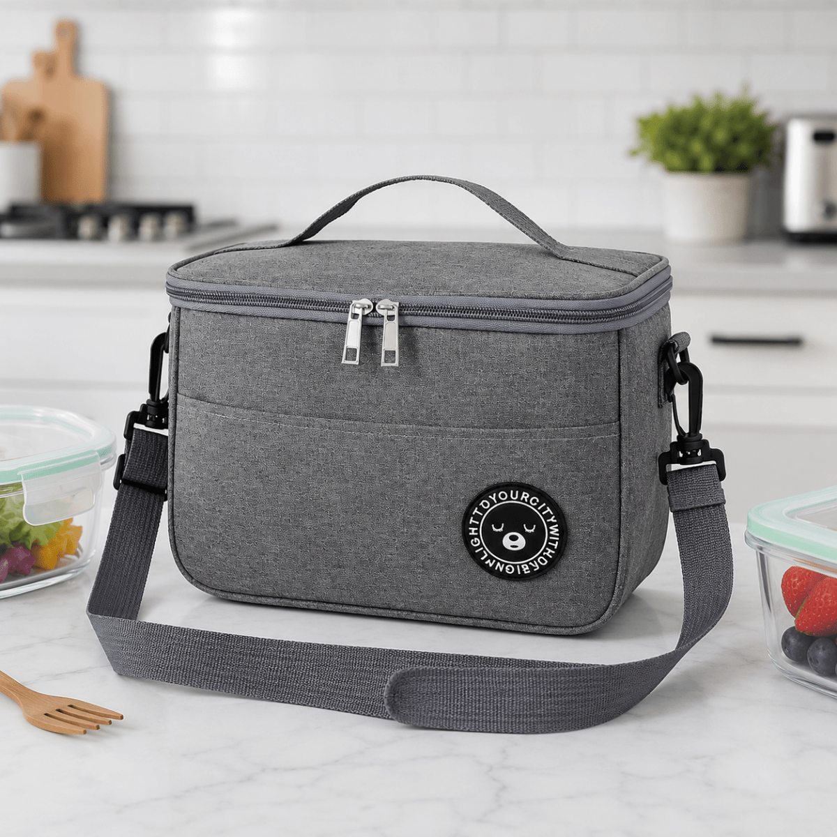 Cooler Bag Insulated for Snacks and Meals, Small Cool Bag for Work and School, Insulated Lunch Bag for Picnic
